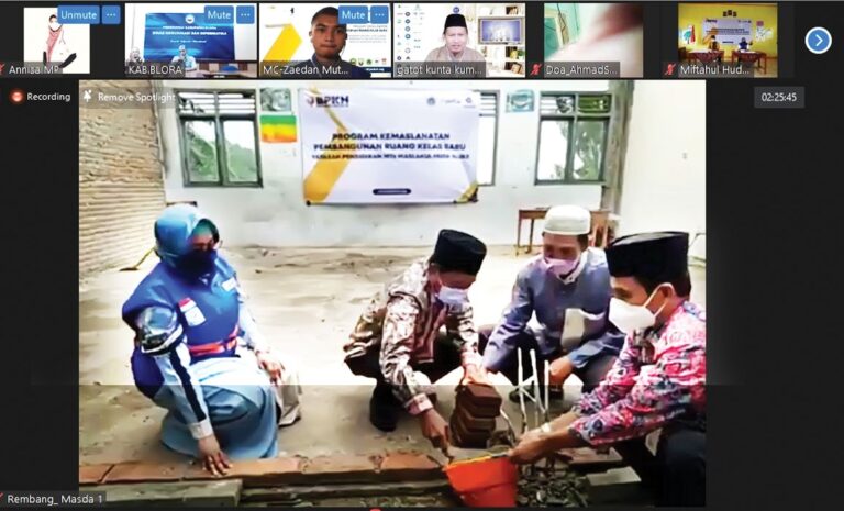 BPKH RI dan DT Peduli Jawa Tengah Launching Pembangunan Kelas Baru di Rembang dan Blora