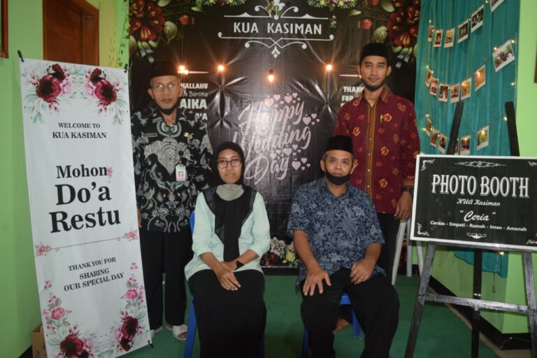 KUA Kasiman Sediakan Fasilitas Foto Booth Gratis