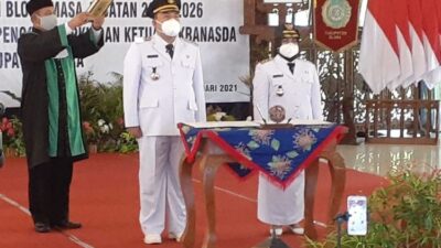 Pelantikan Bupati Blora Diwarnai Hujan