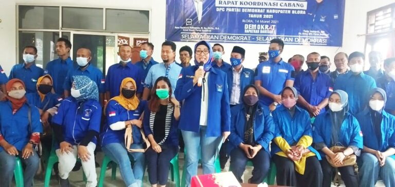 Dipimpin Tety, DPC Demokrat Blora Solid Dukung AHY