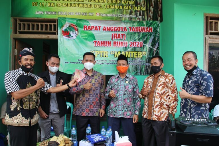 RAT Tahun Buku 2020, KPTR Manteb Berharap GMM Sejahterakan Petani Tebu Blora