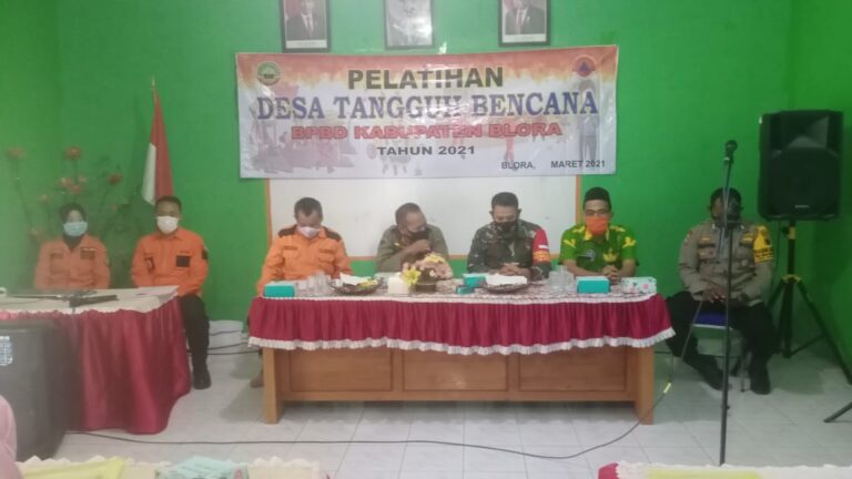 Desa Mojorembun, Kradenan Gelar Pelatihan Relawan Desa Tangguh Bencana