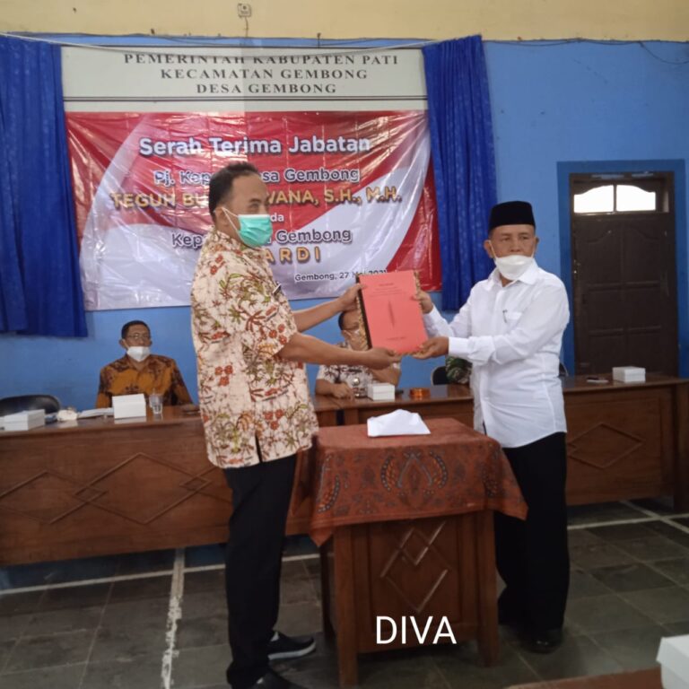 Kades Gembong Terpilih, Sukardi Ajak Seluruh Komponen Desa untuk Bersinergi