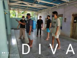 Cegah Covid-19, Pemuda Dukuh Seloromo Gembong – Pati Laksanakan Penyemprotan Disinfektan
