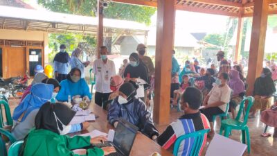 220 Warga Desa Medalem Ikuti Vaksinasi Dosis 1 dan 2