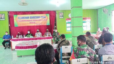 Desa Sambongwangan – Randublatung Laksanakan Tes Tertulis, Seleksi Internal Sekdes