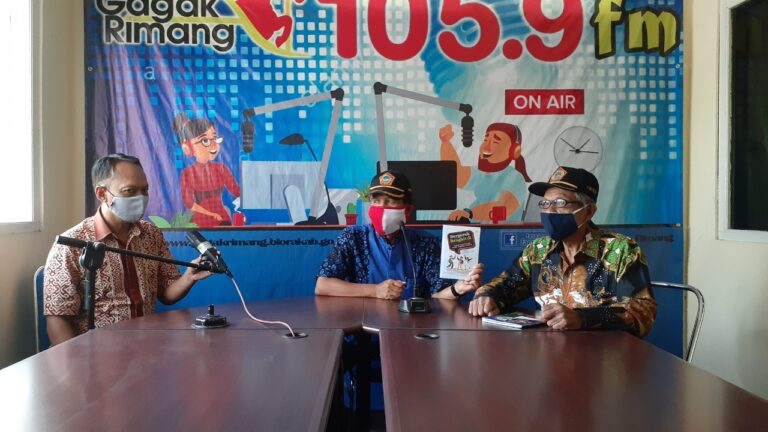 Melalui Siaran Radio, PWRI Blora Sampaikan Pesan Moral di Masa Pandemi