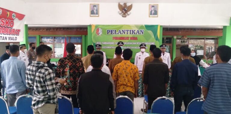 Camat Malo: Perangkat Desa yang Sudah Dilantik Wajib Ngantor