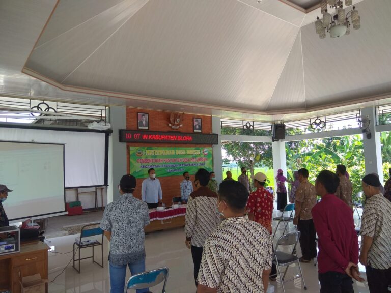 Desa Nglungger – Kradenan Bentuk Tim Pos Pelayanan Teknologi Tepat Guna Desa