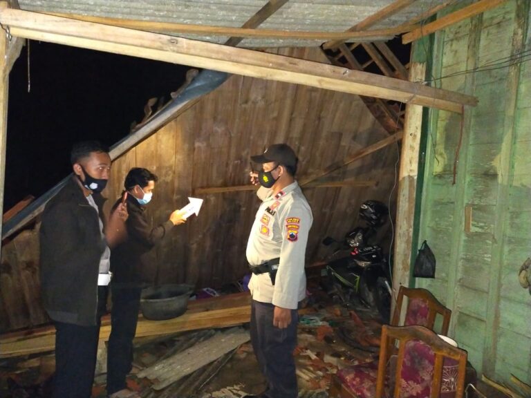 Diamuk Puting Beliung, Rumah Anggota Koramil Kradenan Roboh