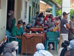 Vaksinasi di Desa Mulyorejo-Cepu Diikuti 227 Orang