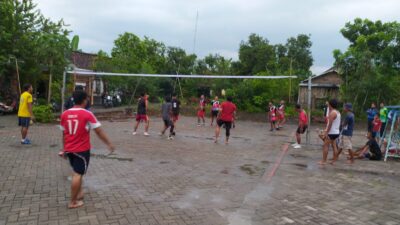 Hadapi Bupati Bojonegoro Cup Bola Volly 2021, Tim Ledre Padangan Berlatih Setiap Hari