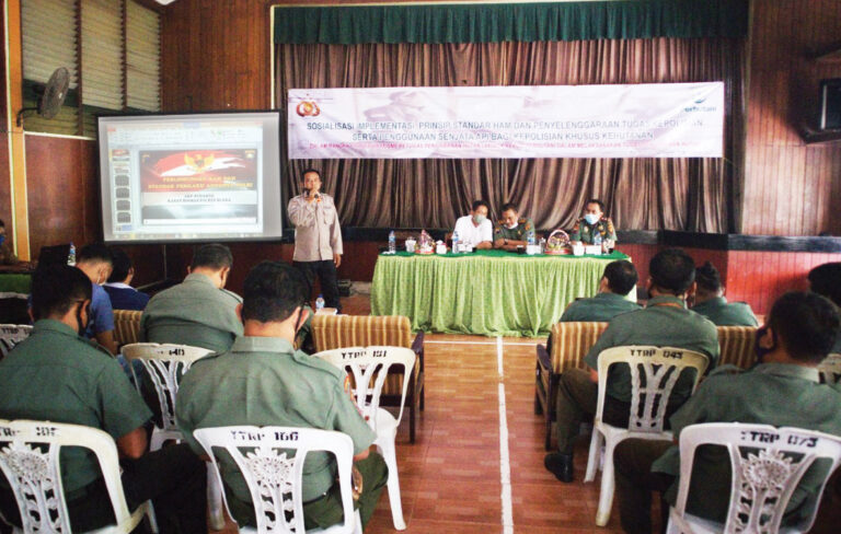 Perhutani KPH Randublatung Bersama Polres Blora Sosialisasikan Standart HAM bagi Polhut