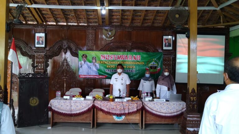 Musrenbang, Camat Japah: Yang Penting Kita Guyub dan Rukun