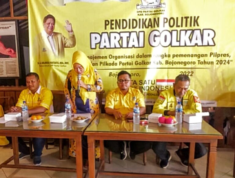 Pacu Kinerja Jajarannya, DPD Golkar Bojonegoro Gelar Pendidikan Politik