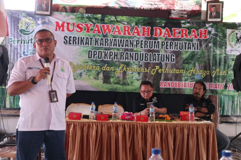 Musda, Muslim Terpilih Ketua DPD Serikat Karyawan KPH Randublatung