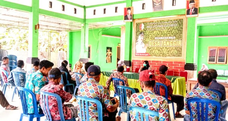 Pemdes Tanggir Malo Lakukan Musyawarah Warga Guna Bangkitkan Kembali Peran Linmas