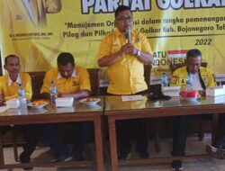 Kawal Konstitusi, Golkar Bojonegoro Dukung Pemilu Sesuai Jadwal