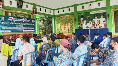 Desa Tanggir Gelar Musdes Penetapan Data Mandiri Masyarakat Miskin Daerah Tahun 2022