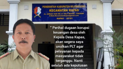 Gerak Cepat, Camat Siapkan PLT Kades Kapas