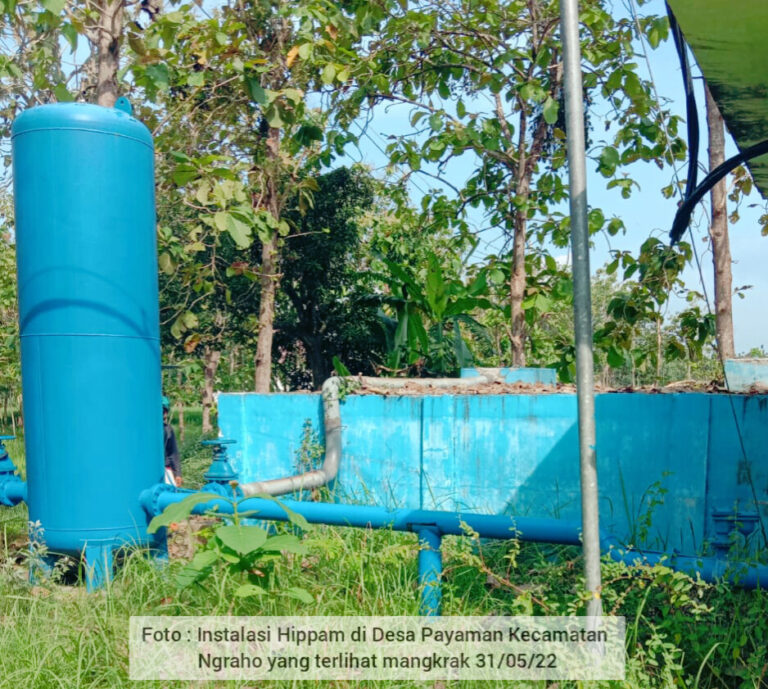 Proyek Hippam Di Payaman Ngraho Mangkrak