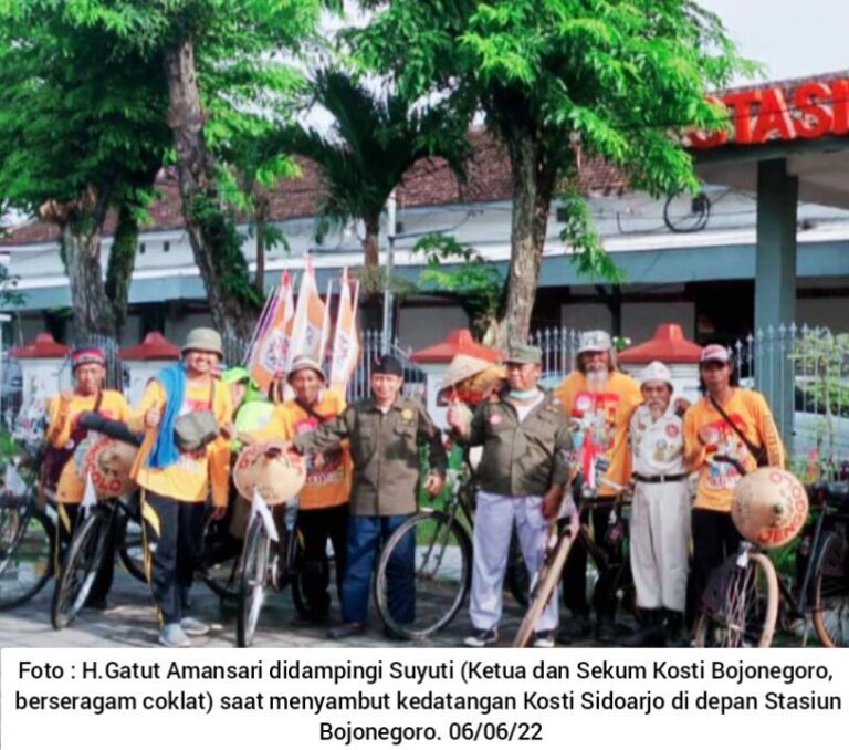 Hadiri Silatnas Di Palembang, Kosti Sidoarjo Mampir Kota Ledre