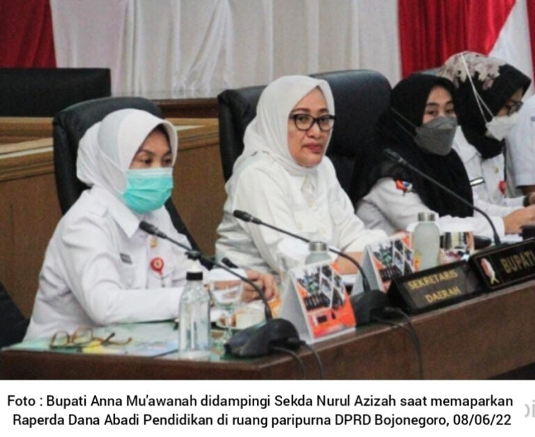 Saking Istimewanya Raperda Dana Abadi Pendidikan, Bupati Sendiri Yang Sampaikan Pada DPRD Bojonegoro