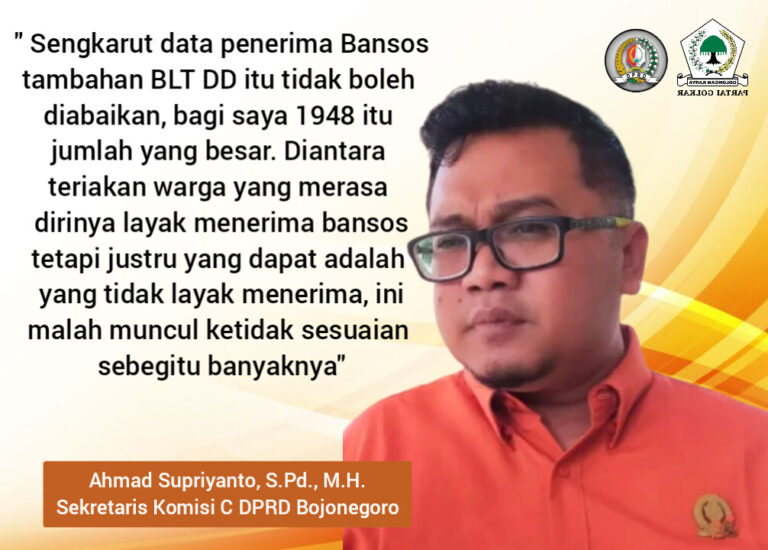 Berdasarkan LHP BPK, Ada 1948 Data Penerima Bansos Tambahan BLT DD Tidak Sesuai Dokumen