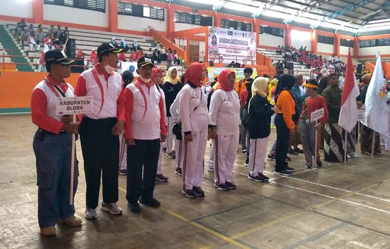 Belum Dapat Dukungan APBD, Pengurus KORMI Blora Swadaya Ikuti Pembukaan FORDA Jateng 2022