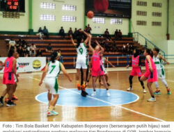 Raih Kemenangan, Tim Basket Putri Bojonegoro Makin Berpeluang Juara