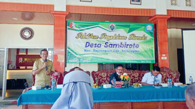 Gandeng SIKAS, Pemdes Sambiroto Kapas Berikan Bimtek Pada BUMDesnya