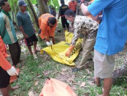 Mayat Tanpa Identitas Ditemukan Mengambang di Sungai Bengawan Solo.
