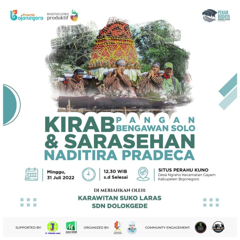 Kolaborasi Dengan Misi Ekspedisi Bengawan Solo, Pemdes Ngraho Gayam Helat Pekan Budaya 2022