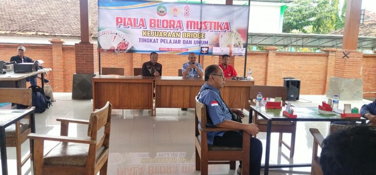 Gabsi Menggelar Kejuaraan Bridge Piala Blora Mustika