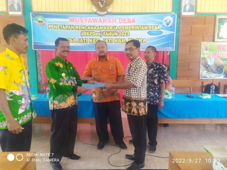 MusrenbangDes Desa Jati Tahun 2023, Rencanakan Pavingisasi, Talud dan Drainase