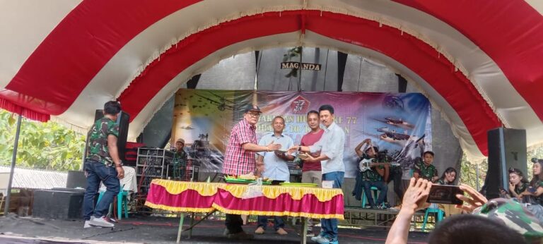 HUT TNI ke-77 di Kradenan, Blora Dilaksanakan di Guwo Sentono