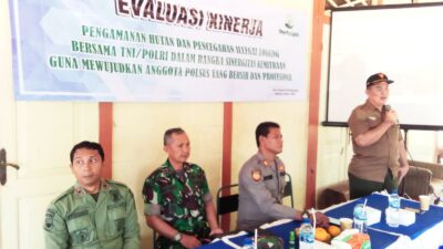 Perhutani Mantingan Bekerjasama dengan Polsek dan TNI dalam Kegiatan Pengamanan Kawasan Hutan