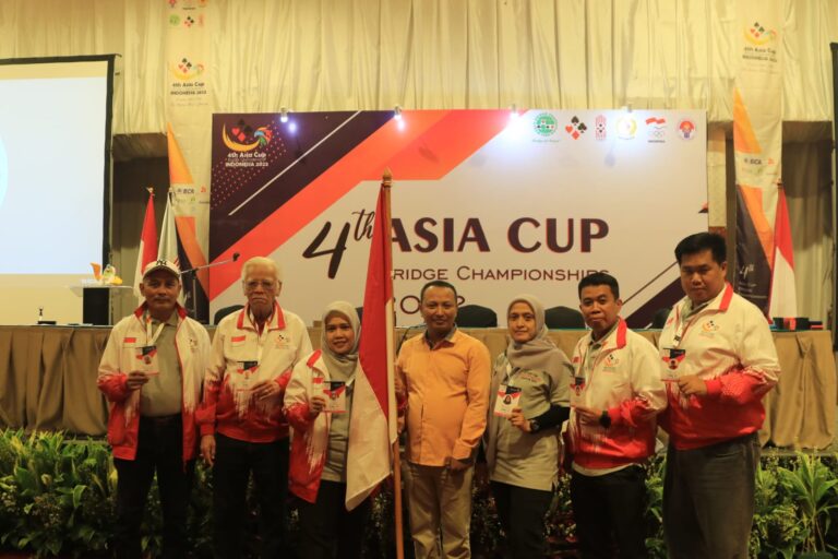 Indonesia Berpeluang Lolos ke Semi Final di Empat Kategori The 4th Asia Cup Bridge Championship 2022