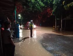 Antisipasi Gangguan Kamtibmas Saat Banjir, Polres Blora Bersama Petugas Gabungan Lakukan Pengamanan