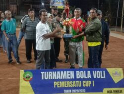 Club Voli Desa Klatak-Doplang Unggul dalam Grand Final Tunamen Bola Voli Pemersatu Cup 1 Desa Temulus