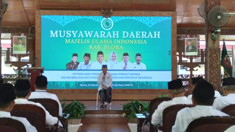 KH Muharor Ali Terpilih Kembali sebagai Ketua MUI Kabupaten Blora masa bhakti 2023-2028