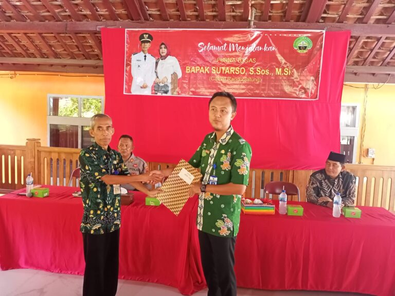 Purna Tugas, Sutarso Akhiri Masa Jabatan Camat Randublatung