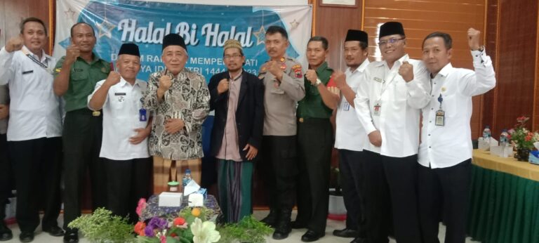 Halal bi Halal di Puskesmas Randulawang Dihadiri Camat Jati