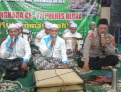 Sambut Hari Bhayangkara ke-77, Polsek Jati-Blora Gelar Pengajian Akbar