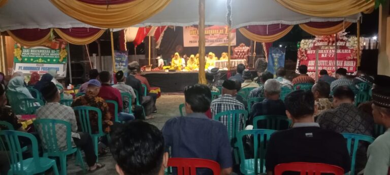 Tasyakuran Hari Bhayangkara ke-77 di Mapolsek Randublatung Digelar Pengajian Umum