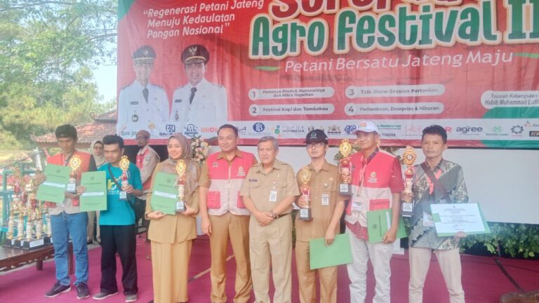 Kabupaten Blora Raih Juara 1 Stand Terbaik di Soropadan Agro Festival 2023