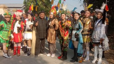 Karnaval Budaya di Desa Kediren, Randublatung Bertajuk Samin Surosentiko