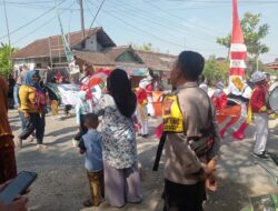 Kompak, TNI-POLRI Amankan Pawai Ta’aruf di Desa Semawur Kecamatan Ngawen