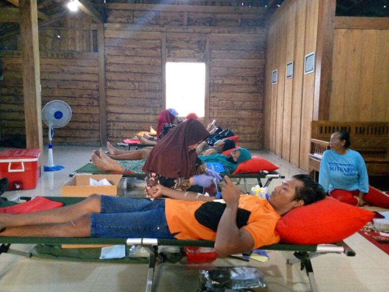 Rutin Donor Darah Selama Tiga Tahun, Dukuh Boto Desa Sambongwangan Layak Mendapat Julukan “Kampung Donor”