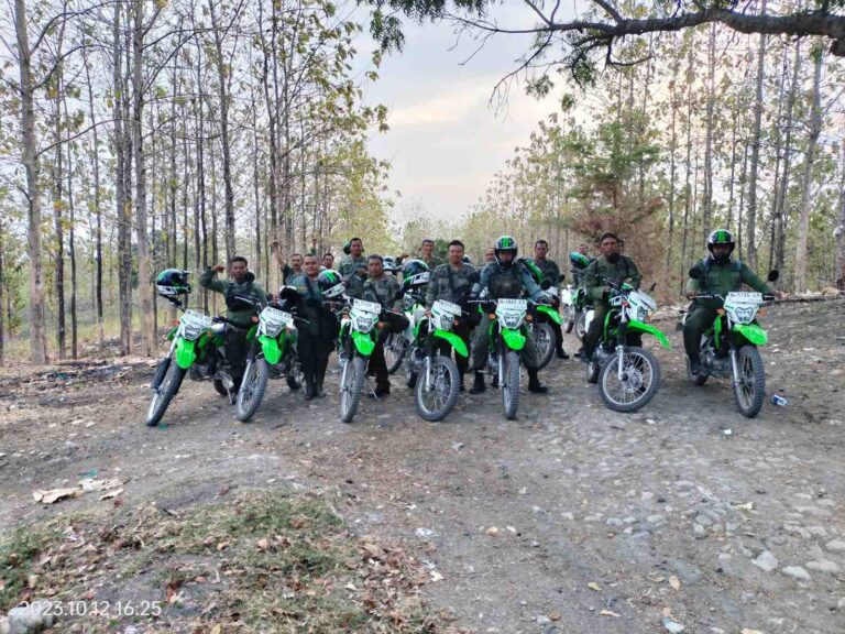 Kepala KPH Randublatung Serahkan 15 Unit Kawasaki KLX untuk Kendaraan Dinas Operasional